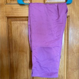 Purple Happy Scrubs Pants for Women